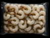 Bolsa de camarón desvenado calibre 16-20, congelado y empacado al vacío, ideal para platillos gourmet.