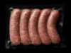 Chorizo argentino empacado al alto vacío en presentación de 5 piezas