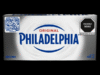 Queso Philadelphia Original en presentación de 190 g sobre fondo negro elegante