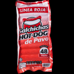 Salchichas Hot-Dog de Pavo Línea Roja (48 piezas)